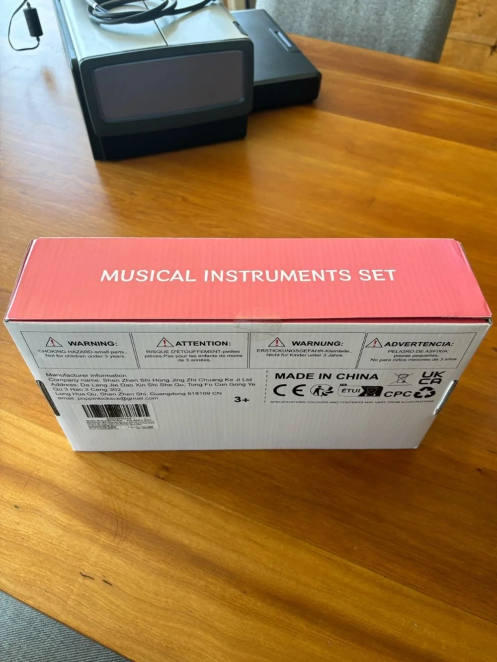 Musical Instruments Set - Kids Toy Percussion Set (Blue) new in box sealed